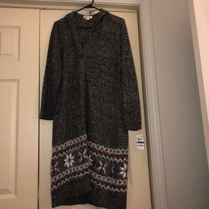 Sweater with snowflakes